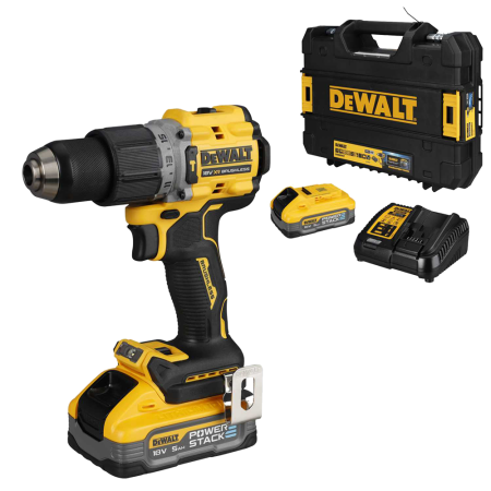 Masina de gaurit/infiletat cu percutie cu 2 acumulatori DeWalt DCD805H2T