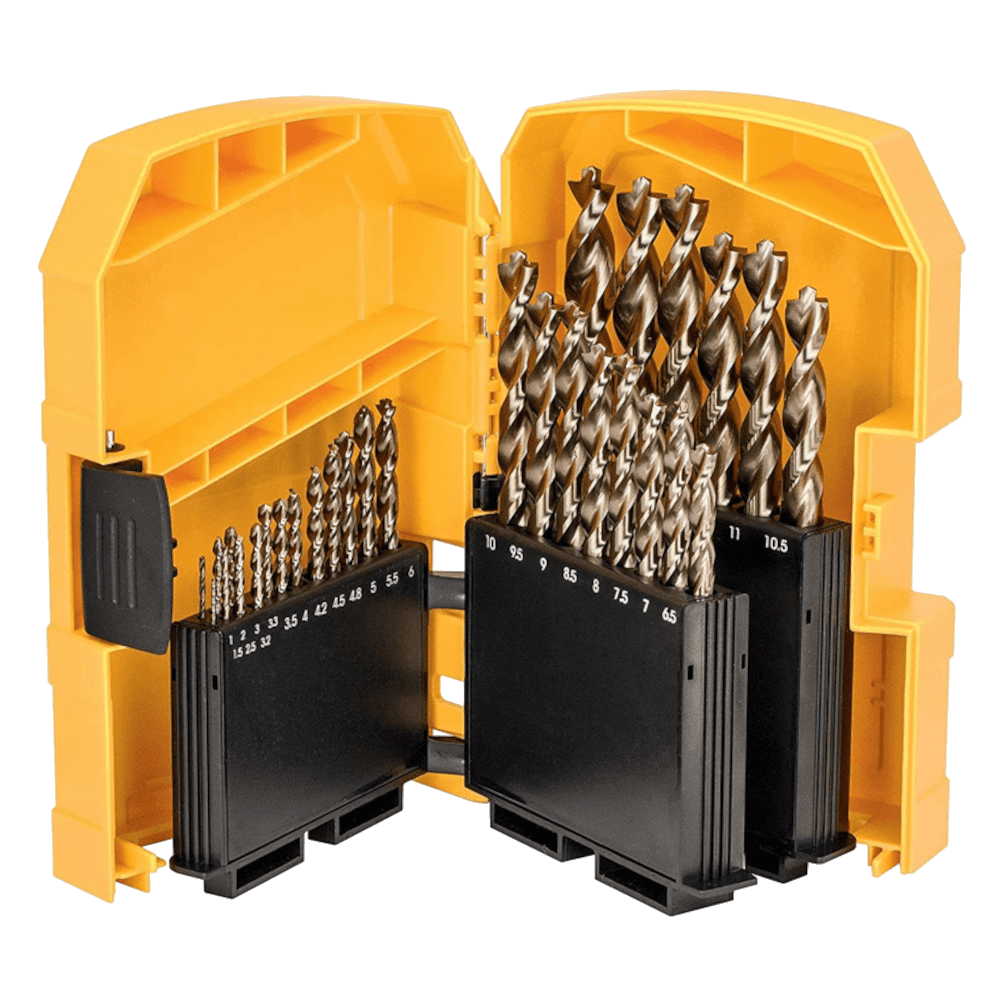 Set 29 burghie de metal industriale Cobalt HSS-Co DeWalt DT4957 Set 29 burghie de metal industriale Cobalt HSS-Co DeWalt DT4957