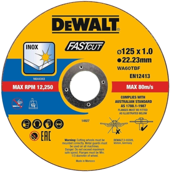 Disc abraziv taiere metal 125mm DeWalt DT20540-QZ 10 buc