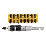 Set 10 biti insurubare cu impact cu cap pivotant DeWalt DT70518T