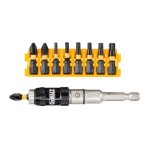 Set 10 biti insurubare cu impact cu cap pivotant DeWalt DT70578T