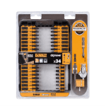 Set 34 biti insurubare cu impact DeWalt DT70606T