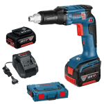 Masina de insurubat in gips carton cu 2 acumulatori Bosch GSR 18 V-EC TE