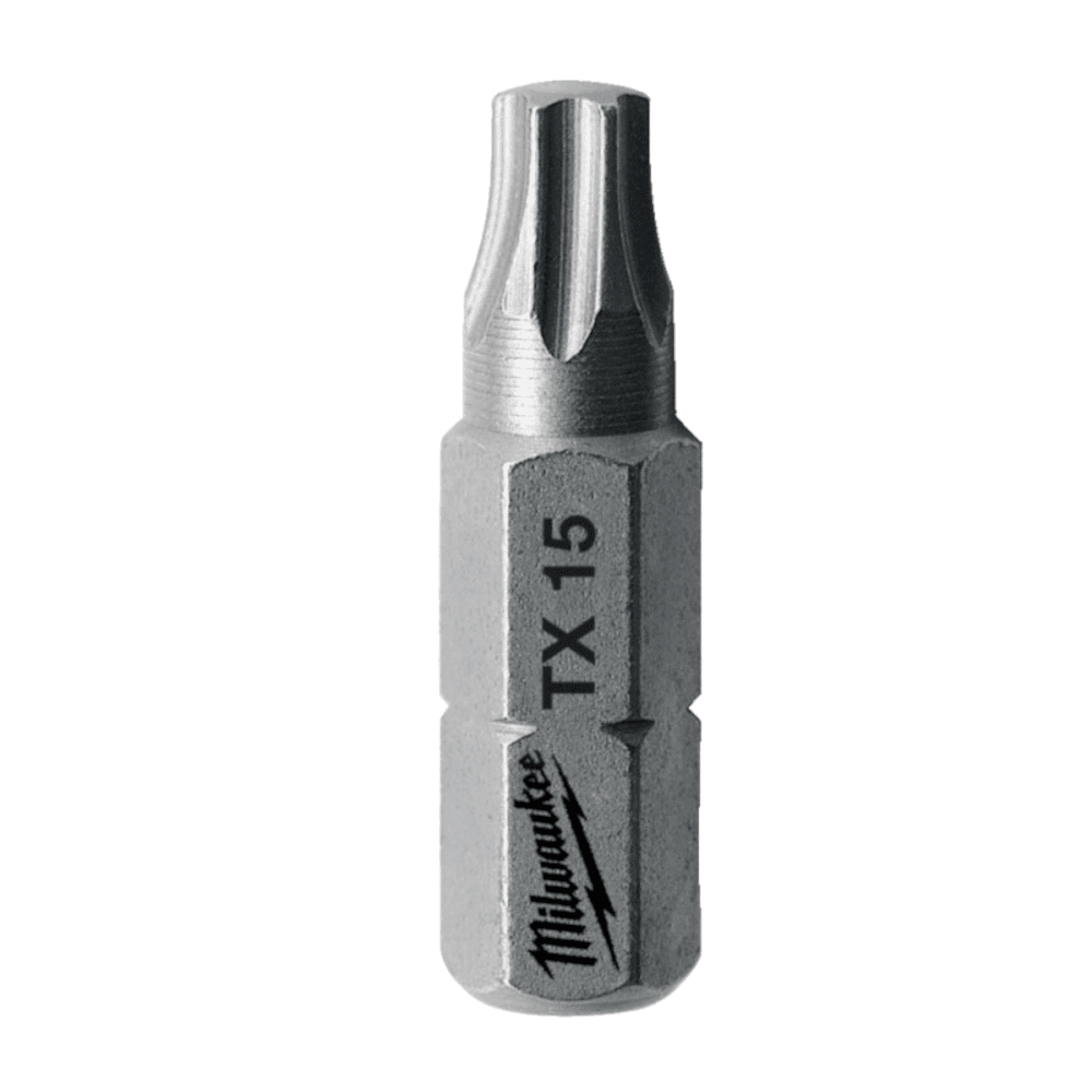 Set 25 biti standard TX15x25mm Milwaukee Set 25 biti standard TX15x25mm Milwaukee