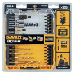 Set 25 biti insurubare si burghie de metal Flextorq DeWalt DT70735