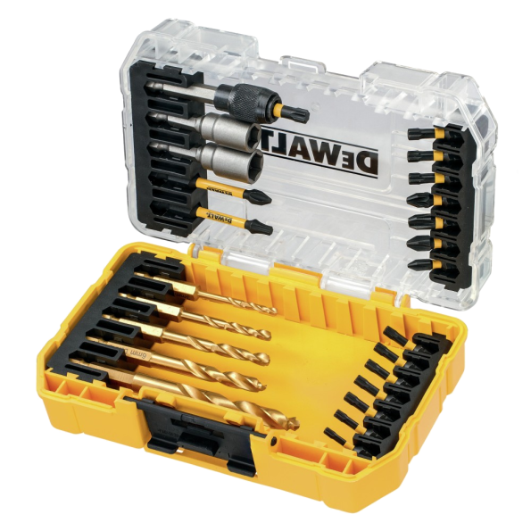 Set 25 biti insurubare si burghie de metal Flextorq DeWalt DT70735