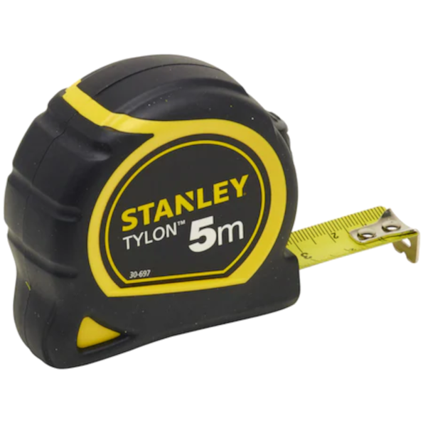 Ruleta 5m cu protectie de cauciuc Stanley 1-30-697