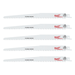 Panza sabie de lemn si plastic 230mm Milwaukee 5 buc