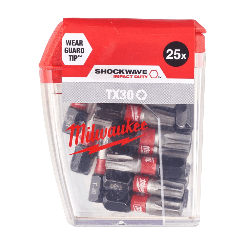 4932430886-1 Set 25 biti de impact TX30x25mm Milwaukee SHOCKWAVE