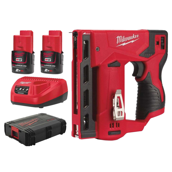 Capsator electric cu 2 acumulatori Milwaukee M12 BST-202X