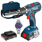 Masina de gaurit/infiletat cu 2 acumulatori Bosch GSR 18-2-Li Plus