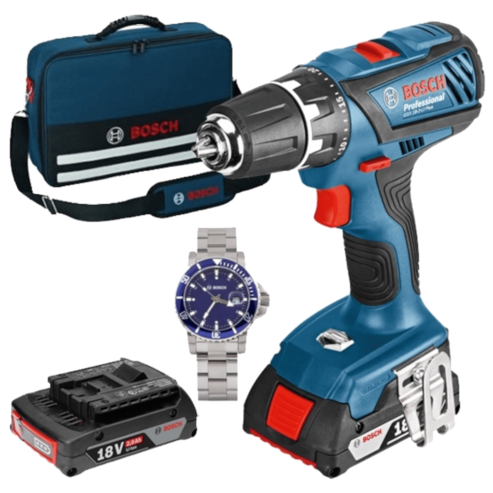 Masina de gaurit/infiletat cu 2 acumulatori Bosch GSR 18-2-Li Plus Masina de gaurit/infiletat cu 2 acumulatori Bosch GSR 18-2-Li Plus