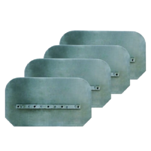 Set 4 palete combinate de finisat beton 1200mm Bisonte BT0006636