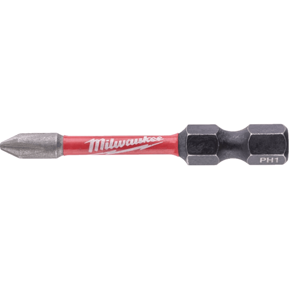 Bit de impact PH1x50mm Milwaukee SHOCKWAVE Bit de impact PH1x50mm Milwaukee SHOCKWAVE