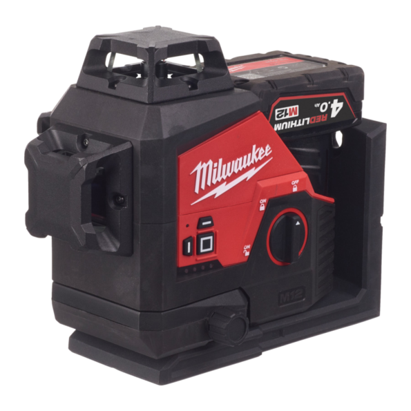 Nivela laser cu trei linii de unda verde Milwaukee M12 3PL-401C