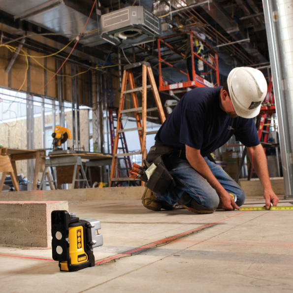 Nivela laser cu 3 linii de unda rosie DeWalt DW089K