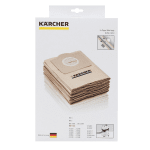 Set 5 saci filtranti din hartie pentru aspiratoarele SE 4001/SE 4002/MV/WD3 Karcher