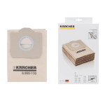 Set 5 saci filtranti din hartie pentru aspiratoarele SE 4001/SE 4002/MV/WD3 Karcher