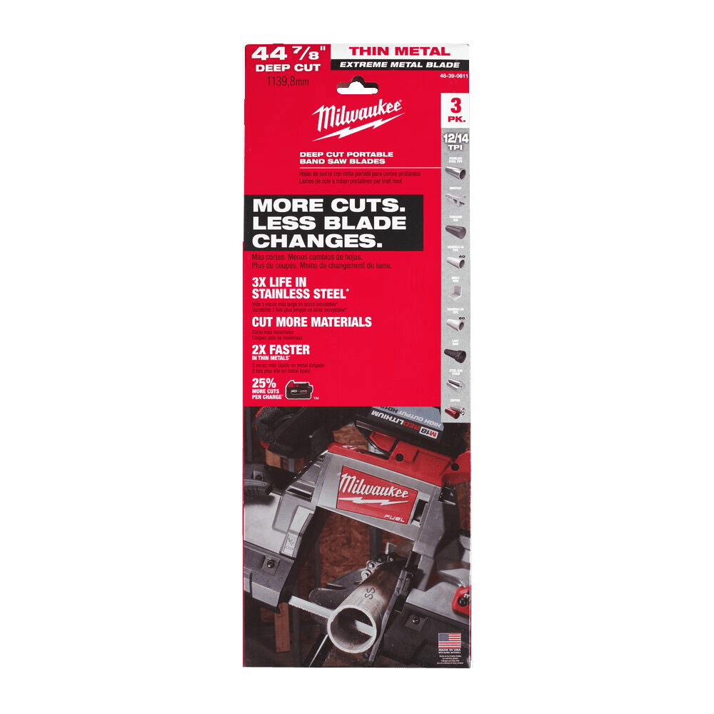 Panza banda premium 1140mm Milwaukee 3 buc Panza banda premium 1140mm Milwaukee 3 buc