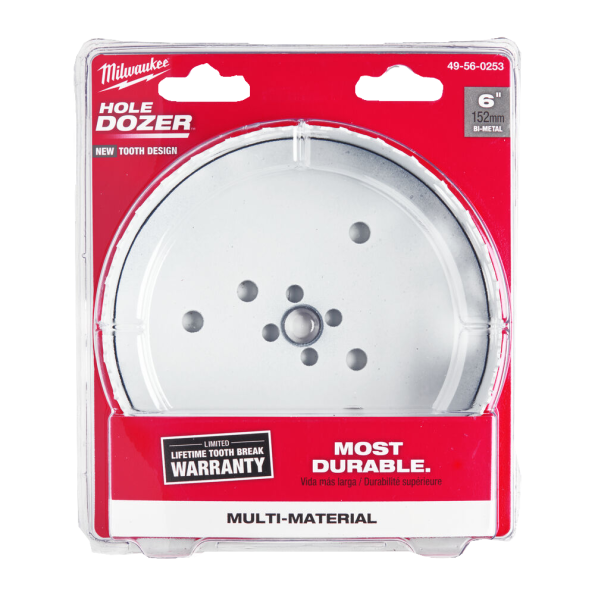 Carota Bi-Metal 152mm Milwaukee HOLE DOZER