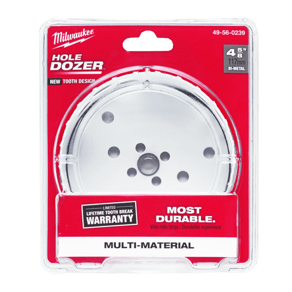 Carota Bi-Metal 117mm Milwaukee HOLE DOZER Carota Bi-Metal 117mm Milwaukee HOLE DOZER