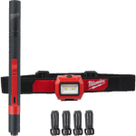 Set lanterna cap si lanterna de mana Milwaukee HL2IPL-LED