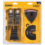 Set 8 lame pentru scule multifunctionale oscilante DeWalt DT20731 1 Set 8 lame pentru scule multifunctionale oscilante DeWalt DT20731