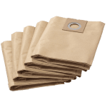 Set 5 saci filtranti din textil clasa M pentru aspiratorele NT 27/1 Karcher