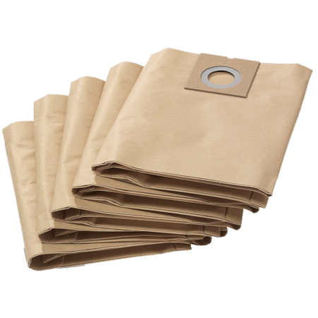 Set 5 saci filtranti din textil clasa M pentru aspiratorele NT 27/1 Karcher
