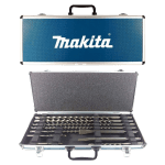 Set 10 burghie si dalti SDS-Plus in cutie de metal Makita D-42385