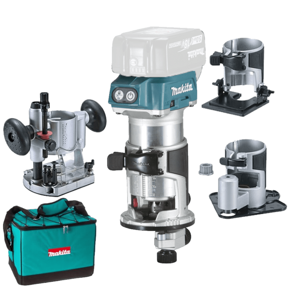 Masina de frezat unimanuala fara acumulatori Makita DRT50ZX3 Masina de frezat unimanuala fara acumulatori Makita DRT50ZX3