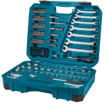 Set piese tubulare biti si chei de mana 120 de piese Makita E-06616