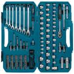 Set piese tubulare biti si chei de mana 120 de piese Makita E-06616