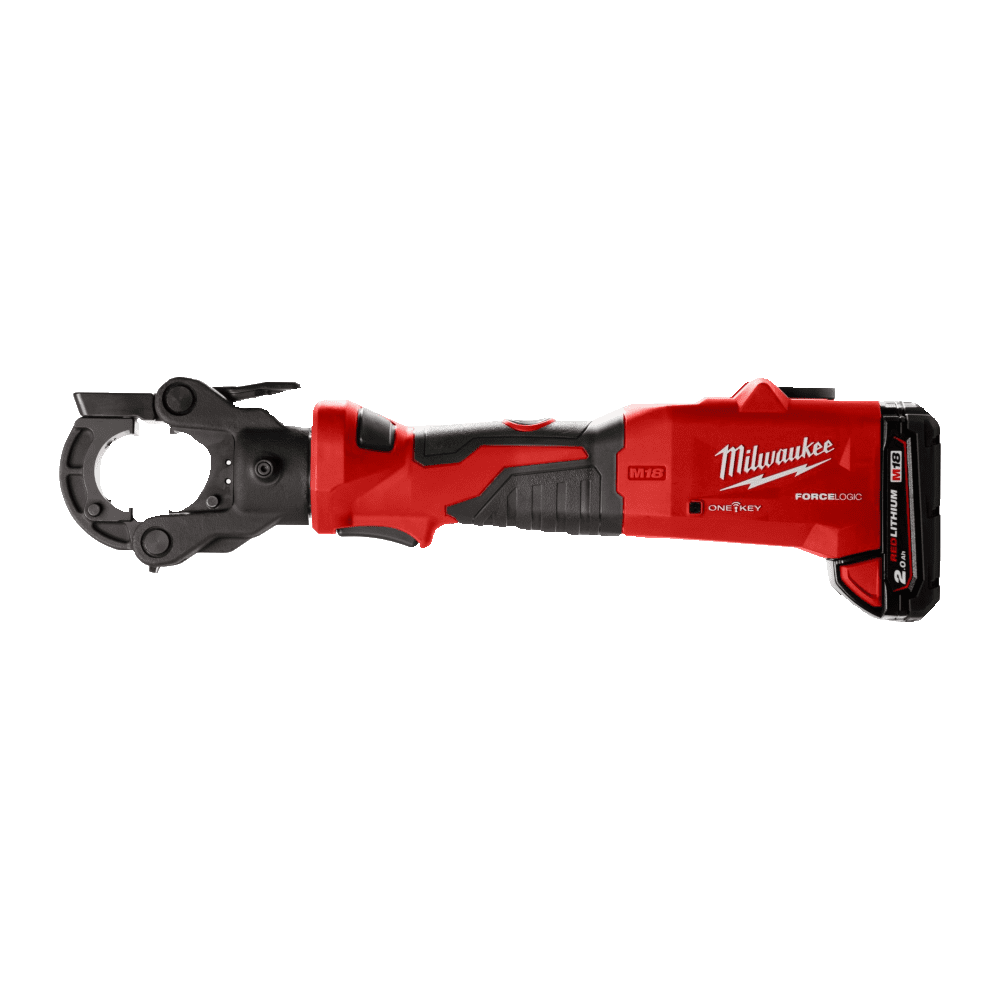 Presa hidraulica cu 2 acumulatori Milwaukee M18 ONEHCCT60-202C Presa hidraulica cu 2 acumulatori Milwaukee M18 ONEHCCT60-202C