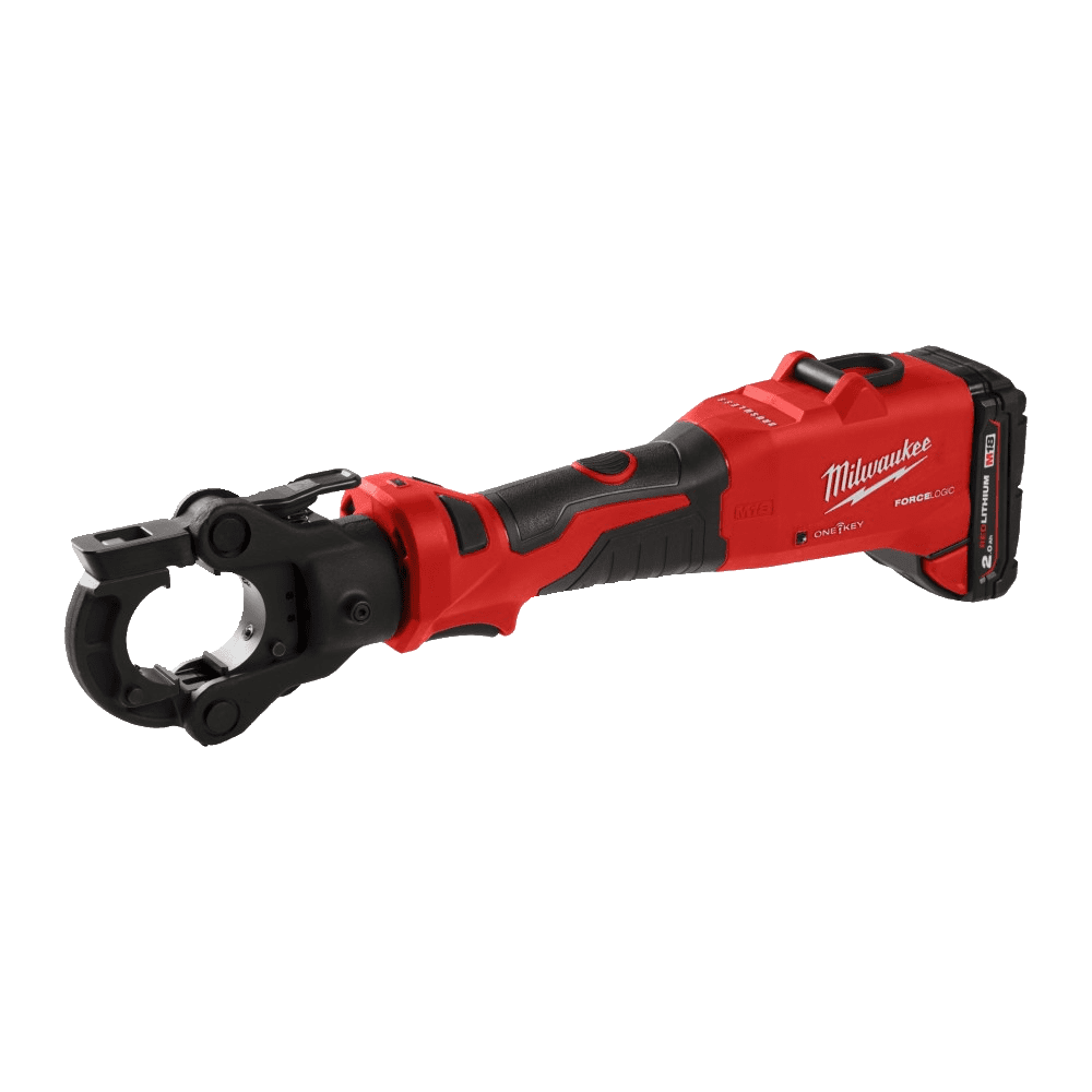 Presa hidraulica cu 2 acumulatori Milwaukee M18 ONEHCCT60-202C Presa hidraulica cu 2 acumulatori Milwaukee M18 ONEHCCT60-202C