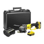 Polizor unghiular cu 2 acumulatori Stanley SFMCG400M2K