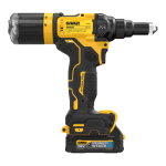 Pistol pentru nituit cu 1 acumulator DeWalt DCF403E1GT