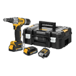 Pistol pentru nituit cu 2 acumulatori DeWalt DCF414E2GT