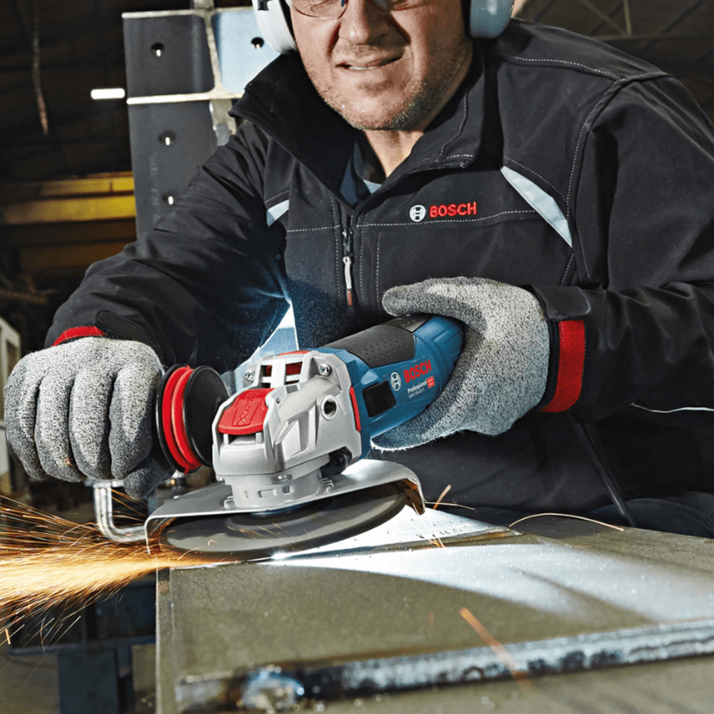 Polizor unghiular pe fir cu piulita rapida Bosch GWX 9-125 S - Resigilat Polizor unghiular pe fir cu piulita rapida Bosch GWX 9-125 S - Resigilat