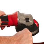 Polizor unghiular cu 2 acumulatori 4Ah Milwaukee HD18 AG125-402C