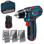 Masina de gaurit cu 2 acumulatori 2Ah Bosch GSR 10.8 2-Li