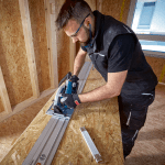 Fierastrau circular cu 2 acumulatori 8Ah Bosch GKS 18V-68 GC