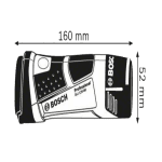 Lampa de lucru 12V fara acumulatori Bosch GLI 12V-80