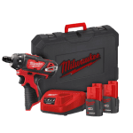 Masina de insurubat cu 2 acumulatori 2Ah Milwaukee M12 BD-202C