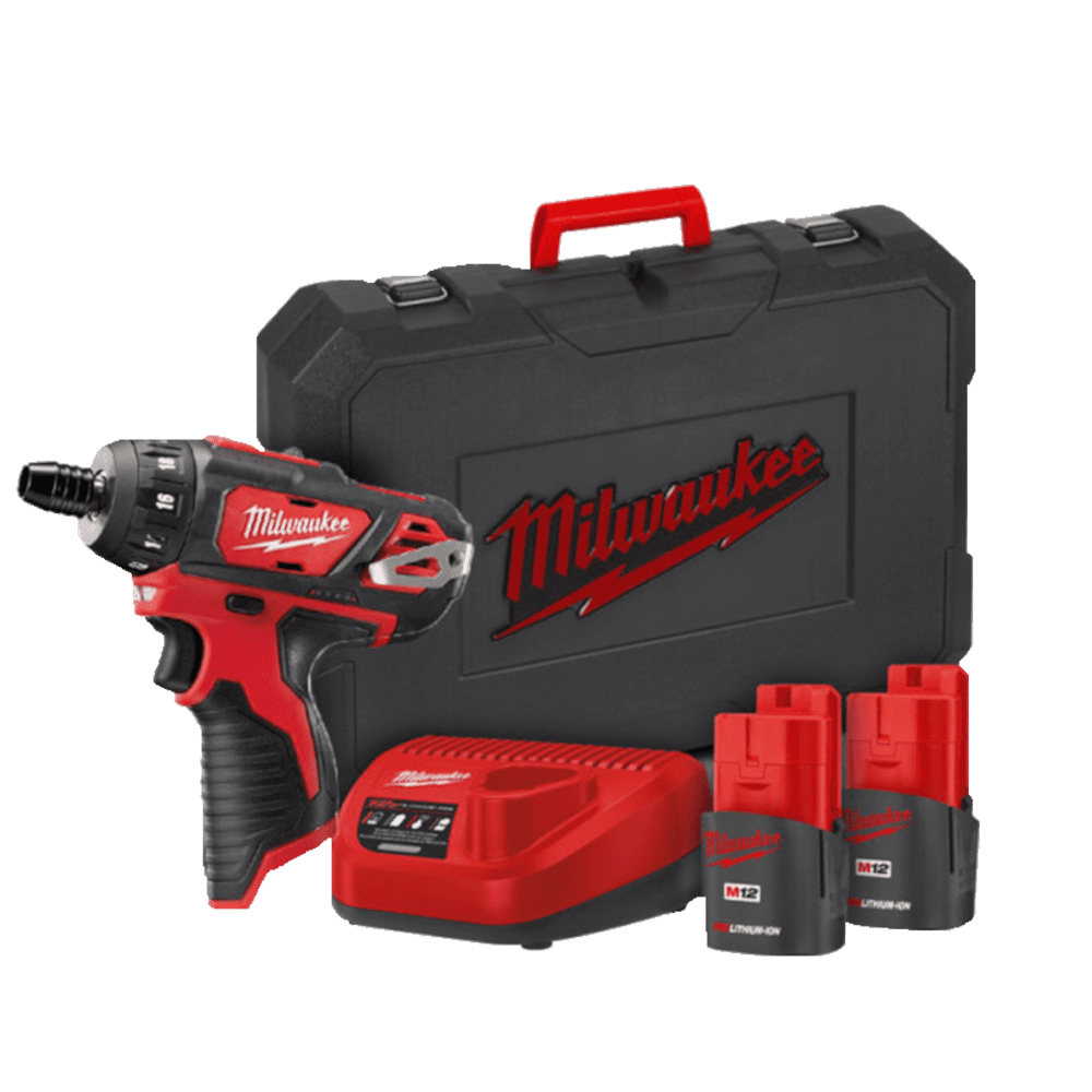 Masina de insurubat cu 2 acumulatori 2Ah Milwaukee M12 BD-202C Masina de insurubat cu 2 acumulatori 2Ah Milwaukee M12 BD-202C