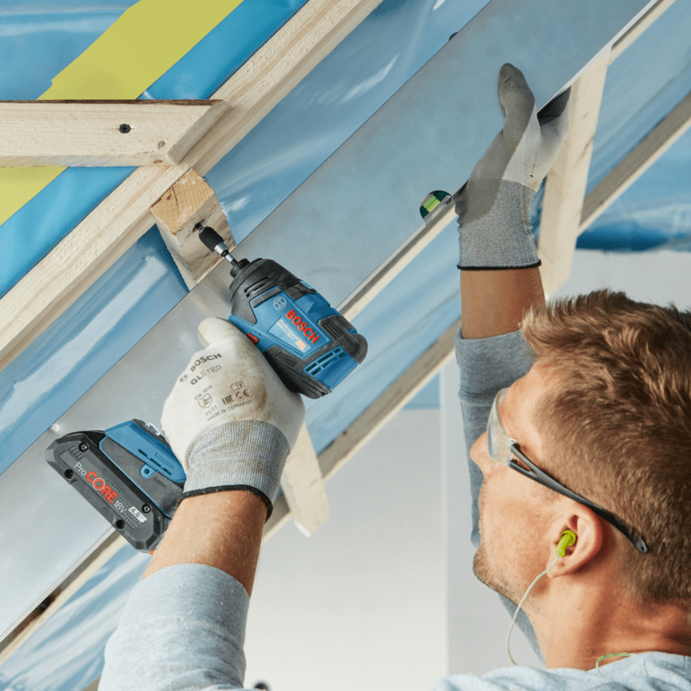 Masina de insurubat cu impact cu 2 acumulatori 4Ah Bosch GDR 18V-200 C Masina de insurubat cu impact cu 2 acumulatori 4Ah Bosch GDR 18V-200 C