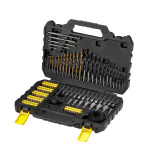 Trusa mixta de 100 piese insurubare si gaurire Stanley TITANIUM STA88548