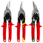 Set 3 foarfeci pentru tabla Milwaukee