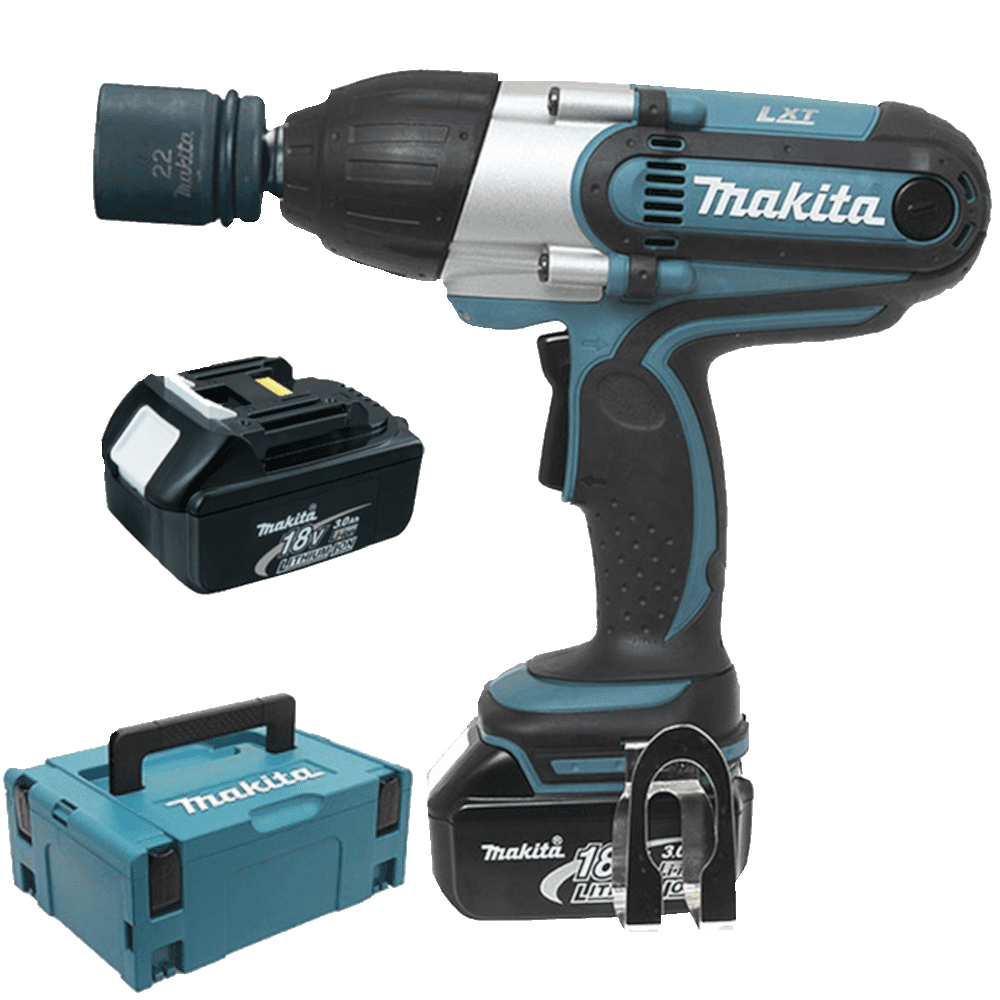 Masina de insurubat cu impact cu 2 acumulatori Makita DTW450RFJ Masina de insurubat cu impact cu 2 acumulatori Makita DTW450RFJ