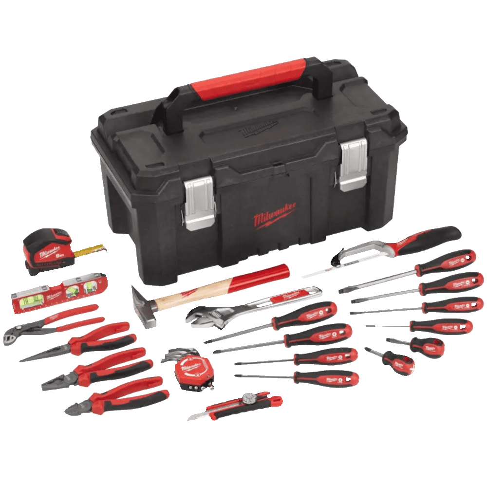 Trusa cu 30 de scule de mana Milwaukee Trusa cu 30 de scule de mana Milwaukee